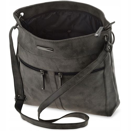 Pojemna TOREBKA DAMSKA NA RAMIĘ Duża LISTONOSZKA Skórzana TORBA na Arena.pl