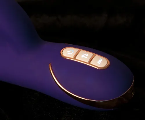 vibe couture skater rabbit fioletowy - wibrator z funkcją ruchu i 7 trybami na Arena.pl