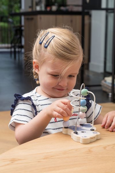 JOUECO : Drewniany labirynt przeplatanka tygrysek zdjęcie 3