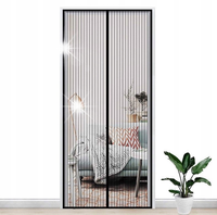Moskitiera Magnetycznna Do Drzwi 100X210Cm Czarna