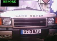 99 00 01 02 LAND ROVER DISCOVERY 2 II - LIstwy chrom grill chromowan
