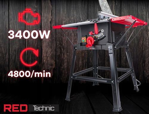 Piła STOŁOWA Pilarka Do Drewna Tarczowa Krajzega Stół Tarcza 3400W na Arena.pl