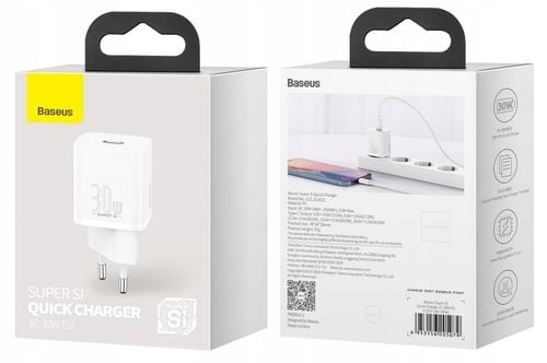 Ladowarka Baseus Super Si quick charger USB-C 30W EU White na Arena.pl