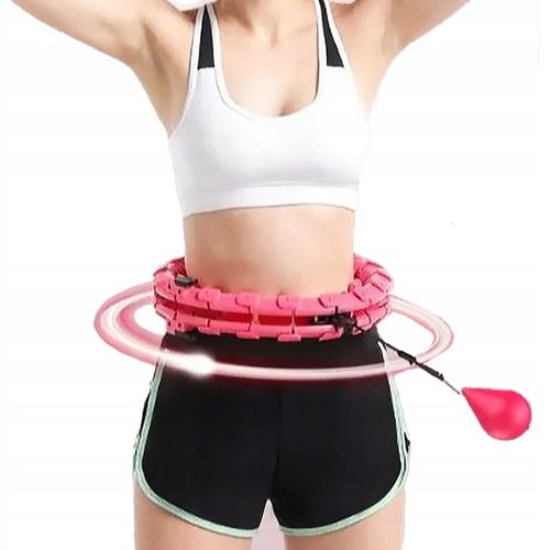 Hula Hop z Obciążeniem Odchudzające Smart z Wypustkami Różowy Relaks na Arena.pl