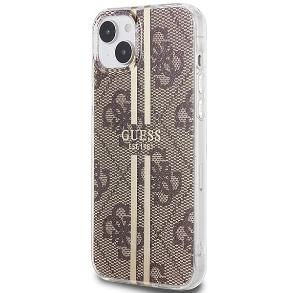 Etui Guess do iPhone 15 Plus, iPhone 14 Plus, Brązowy zdjęcie 2
