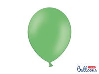 Balony pastelowe zielone, 30 cm 10 szt.
