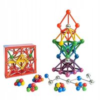Klocki Magnetyczne Konstrukcyjne 250 el. Edukacyjne Zestaw 3D dla Dzieci