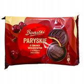 Biszkopty Bonitki o smaku wiśniowym 300g Paryskie