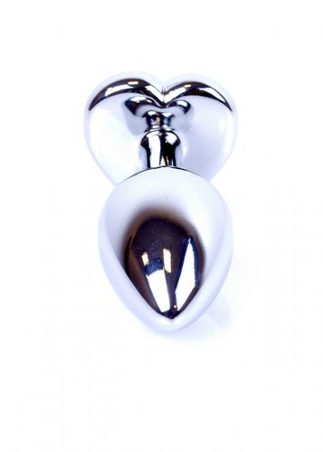plug jewellery silver  heart plug  dark blue na Arena.pl