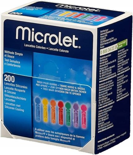 MICROLET LANCETY 200 sztuk (do ContourPlus, ContourTS) Ascensia Diabetes na Arena.pl