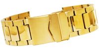 bransoleta regulowana złota pvd 22 mm 676g-22