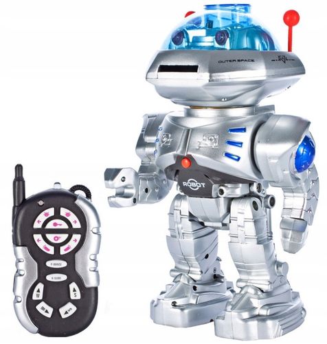 ZDALNIE STEROWANY ROBOT Pilot R/C STRZELAJĄCY KRĄŻKAMI do 5 metrów CHODZI na Arena.pl