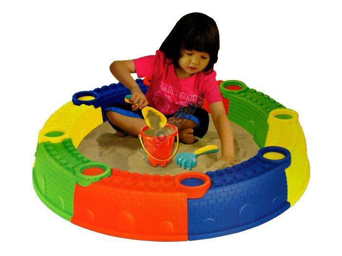 JKM SP0213 Okrągła Piaskownica z foremkami do piasku zdjęcie 5