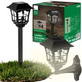 lampa solarna kinkiet wbijana led elewacyjna uliczna ogrodowa zewnętrzna
