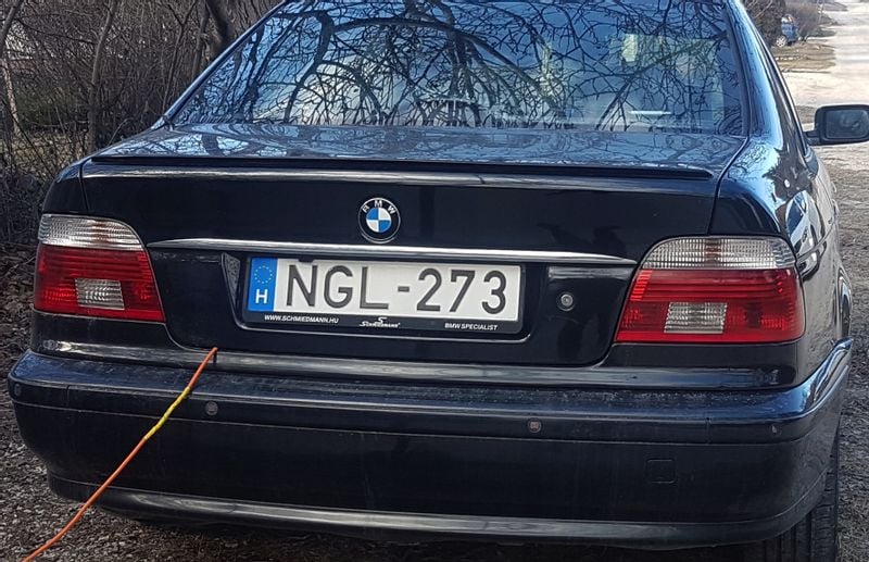 BMW 5 E39 NAD - Listwa CHROM na Klape Tuning zdjęcie 1