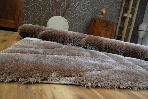 Dywan SHAGGY SOFT - 3D 2244 brąz na Arena.pl