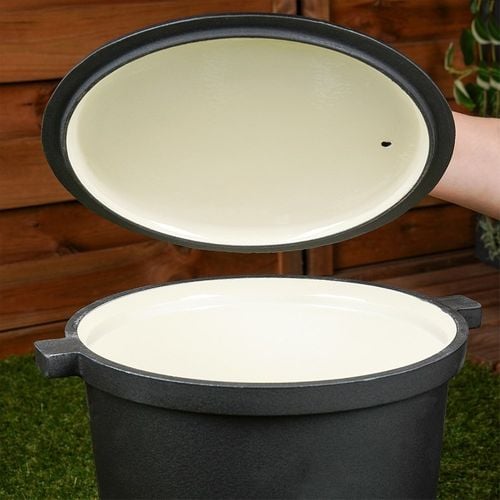 Kociołek Żeliwny Emaliowany Garnek Myśliwski Węgierski Pieczonki Ognisko 10 na Arena.pl