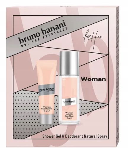BRUNO BANANI ZESTAW WOMAN ŻEL 50ml+DNS 75ml na Arena.pl