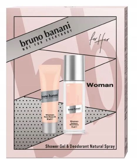 BRUNO BANANI ZESTAW WOMAN ŻEL 50ml+DNS 75ml zdjęcie 1