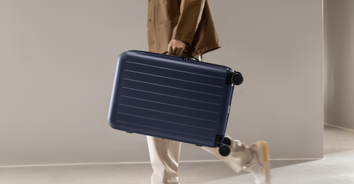 Expandable Luggage 20" | 3400 g | Luggage | Blue | Polycarbonate/Polyester na Arena.pl