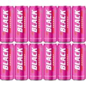 Black Energy Wild Strawberry Gazowany napój energetyzujący 250 ml x 12sztuk
