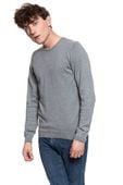MĘSKI SWETER MUSTANG Basic C-Neck Jumper MID GREY MELANGE 1006812 4140 XL