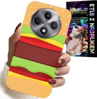 ETUI DO OPPO RENO12 F / 12FS 5G - CASE BURGER CHEESEBURGER OBUDOWA PREZENT