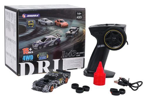 Autko R/C Do Driftu 1:43 Zielone + Akcesoria na Arena.pl