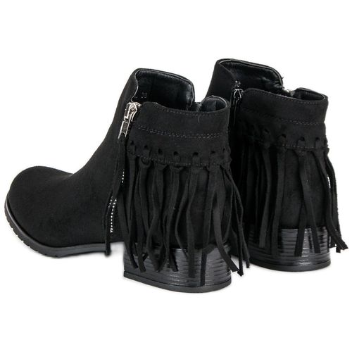 Zamszowe botki boho r.37 na Arena.pl