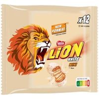 LION WHITE MINI 12 szt 237g KARMEL W BIAŁEJ CZEKOLADZIE