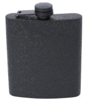 Czarna Chropowata Piersiówka ze Stali Nierdzewnej 6 OZ ok. 180 ml Gentelo