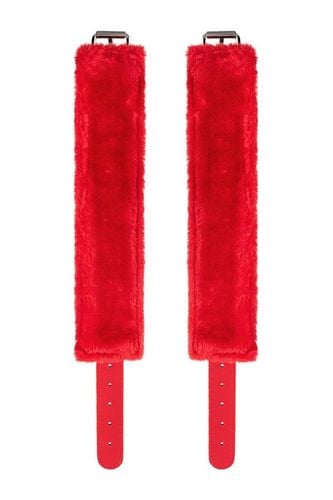 Anonymo Handcuffs, Pu Leather, Red, 27 Cm na Arena.pl