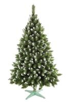 CHOINKA SZTUCZNA JODŁA ZIELONA Z BIAŁYMI KOŃCAMI 120 cm
