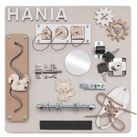 TABLICA MANIPULACYJNA SENSORYCZNA imię GRATIS