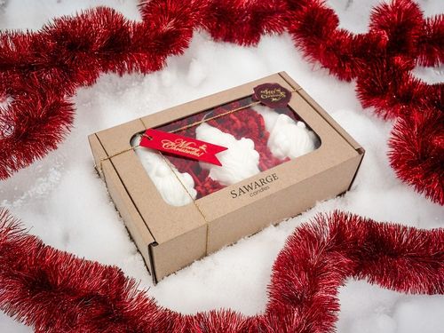 Świece sojowe zestaw na prezent 3 skrzaty świąteczne na Arena.pl