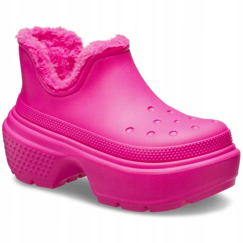 Crocs Damskie Ocieplane Botki Na Platformie Stomp Lined Shorty Boot 39-40 na Arena.pl