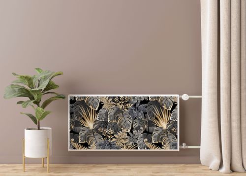 Mata MAGNETYCZNA Grzejnika Liście Bananowca Palma Rośliny 120cm x 60cm na Arena.pl