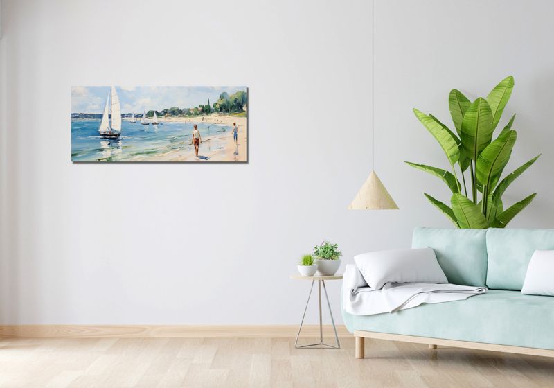 Obraz 100x40cm Życie na Brzegu zdjęcie 2