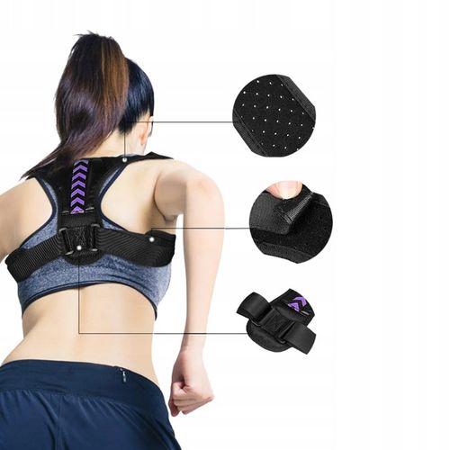 Inteligentny korektor postawy wad kręgosłupa pajączek na plecy proste plecy na Arena.pl