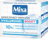 MIXA Hyalurogel Bogaty Krem intensywnie nawilżający, 50 ml