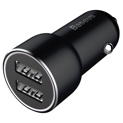 Ładowarka Samochodowa 2xUSB Baseus FastCharge 3.4A czarna na Arena.pl