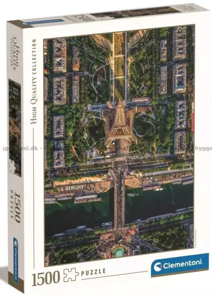 Puzzle 1500 HQ Flying Over Paris zdjęcie 1