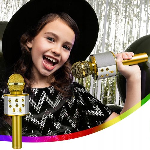 MIKROFON BEZPRZEWODOWY KARAOKE GŁOŚNIK BLUETOOTH PREZENT DLA DZIECI na Arena.pl