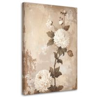 Obraz do salonu sypialni biura loftu, Delikatny Rustykalny Kwiat