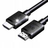 Kabel przewód audio wideo HDMI 8K 10m - czarny