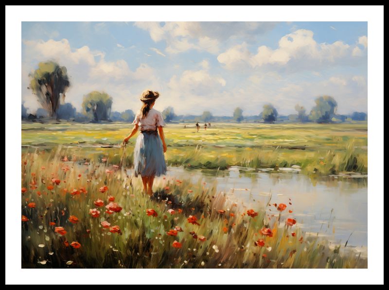 Plakat 70x50cm Wiejski Spokój zdjęcie 3