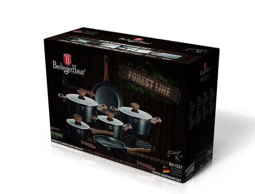 zestaw garnków granitowych berlinger haus bh-1537 forest line na Arena.pl