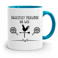 Kubek Błękitny Dla Prawnika Mecenasa Prezent Z Nadrukiem Ze Zdjęciem