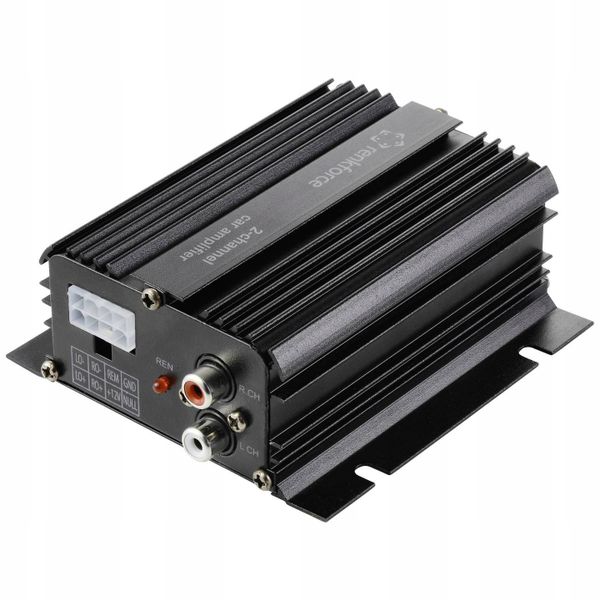 Wzmacniacz samochodowy Bluetooth USB 2 kanały 100W zdjęcie 2