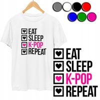 KOSZULKA DZIECIĘCA T-SHIRT Z NADRUKIEM - KPOP PREZENT WZORY - L 146-152